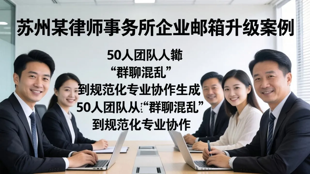 苏州律所邮箱升级:50人团队告别群聊混乱,迈向规范协作(图4) 苏州律所邮箱升级:50人团队告别群聊混乱,迈向规范协作(图4)
