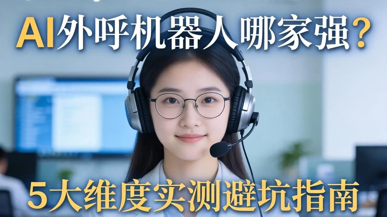 AI外呼机器人怎么选？5大维度实测避坑指南(图1)