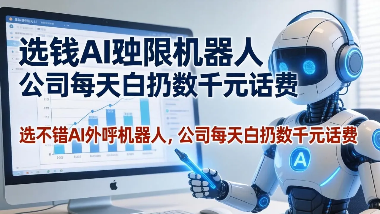 选错AI外呼机器人?公司恐日亏数千元话费!(图1) 选错AI外呼机器人?公司恐日亏数千元话费!(图1)