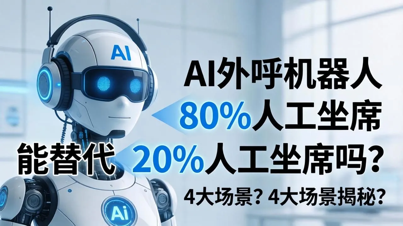 AI外呼机器人：能替代80%人工坐席？4大场景揭秘(图1)