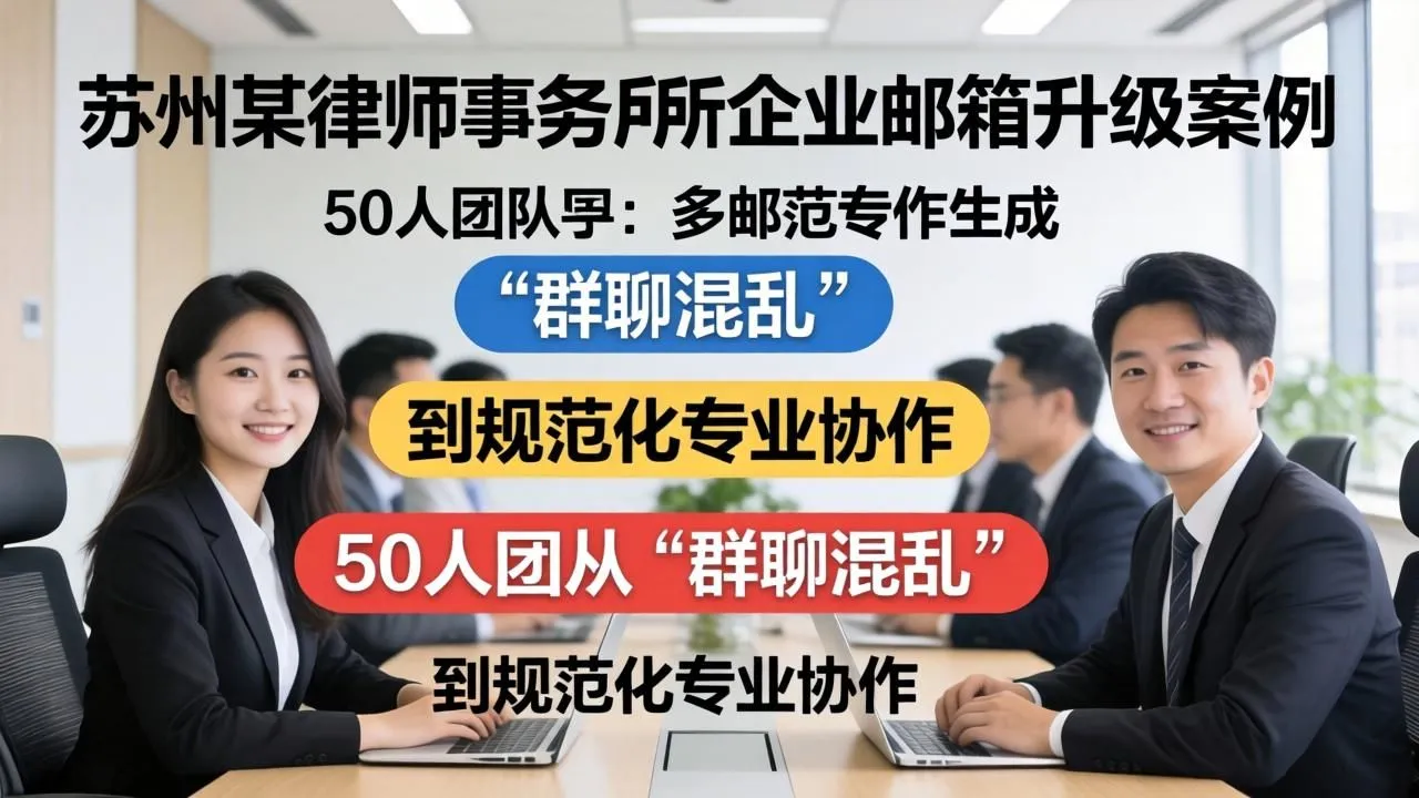 苏州律所邮箱升级:50人团队告别群聊混乱,迈向规范协作(图3) 苏州律所邮箱升级:50人团队告别群聊混乱,迈向规范协作(图3)